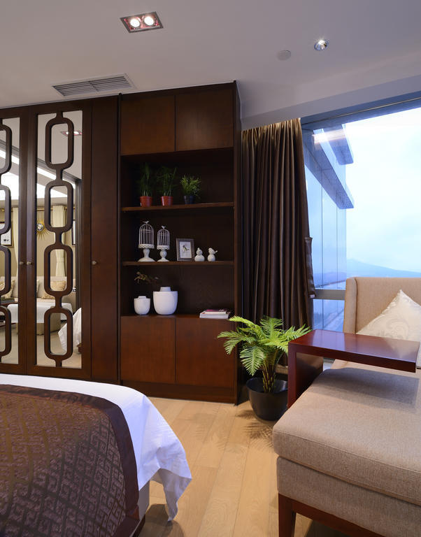 Yousu Hotel & Apartment Nanjing Xuanwu Lake Jinmao Plaza Branch Habitación foto